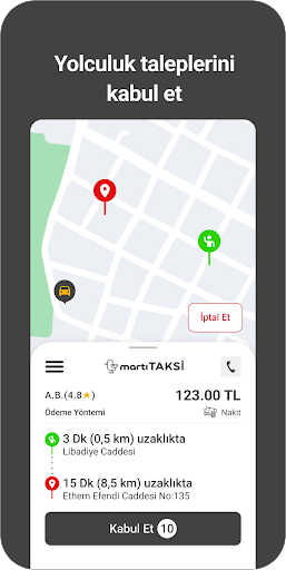 Martı Taksi Sürücü ekran görüntüsü