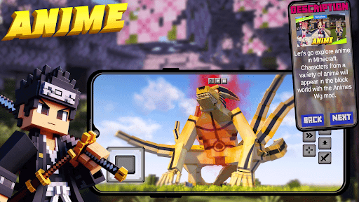 Anime Mods & Addons Minecraft  ekran görüntüsü