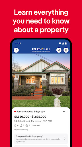 realestate.com.au - Property ekran görüntüsü