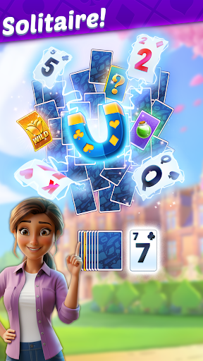 Solitaire Story - Ava's Manor ekran görüntüsü