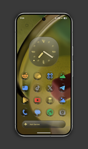 Glassy Colors Icons ekran görüntüsü