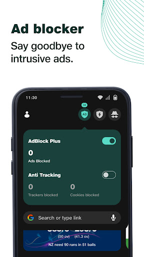 JioSphere: Web Browser ekran görüntüsü