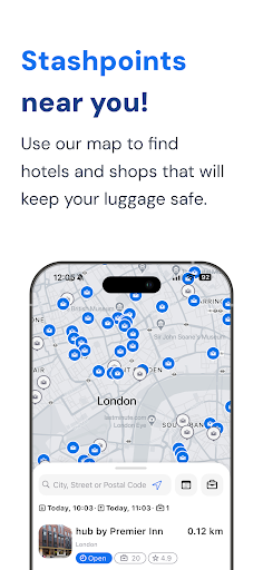 Stasher Luggage Storage ekran görüntüsü