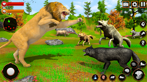 Animal Games Lion Simulator ekran görüntüsü