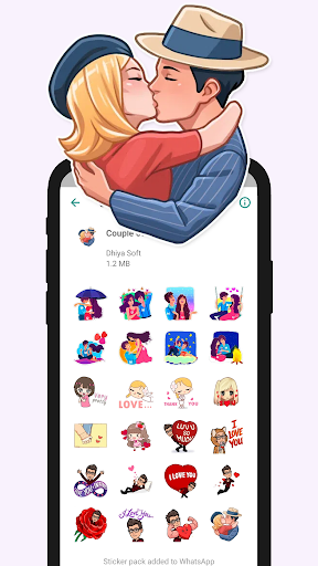 456+ Cute Couple Stickers ekran görüntüsü