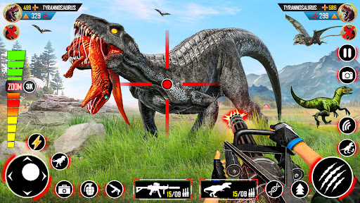Wild Dino Hunting Gun Games ekran görüntüsü