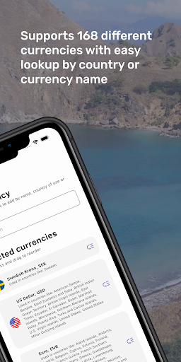 Currency convertor TravelRates ekran görüntüsü
