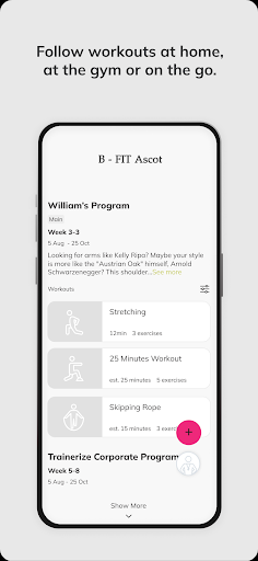 B FIT Online ekran görüntüsü