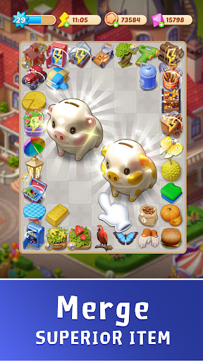 Merge Farm Life: rumah agam ekran görüntüsü