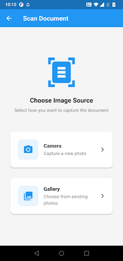 PDF Scan - From Camera ekran görüntüsü