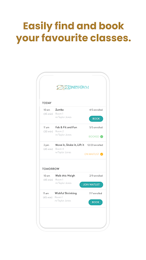 Zones Gym ekran görüntüsü