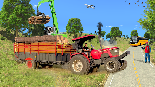 Hill Tractor Trolley Simulator ekran görüntüsü