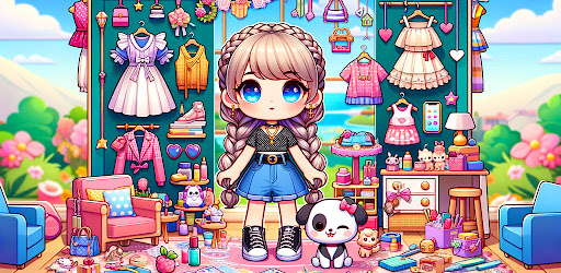DIY Paper Doll Chibi DressUp ekran görüntüsü