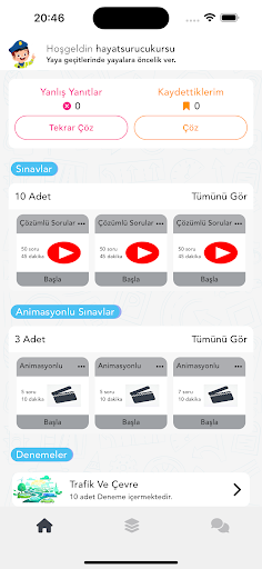 Hayat Sürücü Kursu ekran görüntüsü