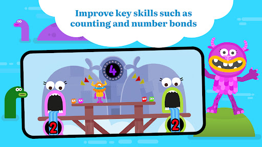 Maths: Teach Monster Numbers ekran görüntüsü