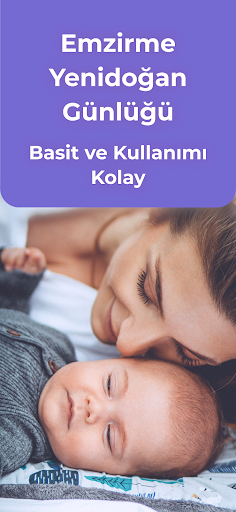 Emzirme takibi yenidoğan bébé ekran görüntüsü