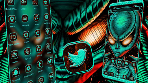 Alien Theme Launcher ekran görüntüsü