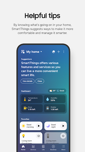 SmartThings ekran görüntüsü