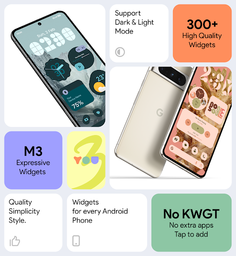 Material You Widgets ekran görüntüsü