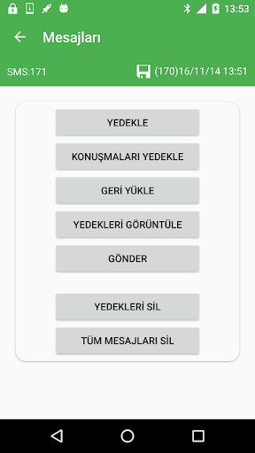 Süper Yedekleme: SMS & Kişiler ekran görüntüsü