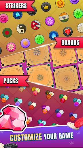 Carrom Board Game - Disc Pool ekran görüntüsü