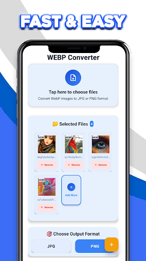 Webp to PNG image or JPG image ekran görüntüsü