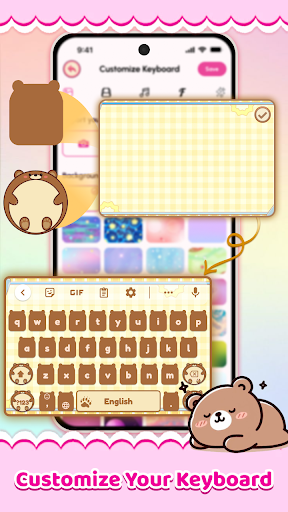 Cute Keyboard: Emoji Klavyesi ekran görüntüsü