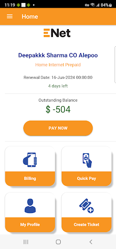 ENet E-Care ekran görüntüsü