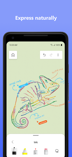 Microsoft Whiteboard ekran görüntüsü