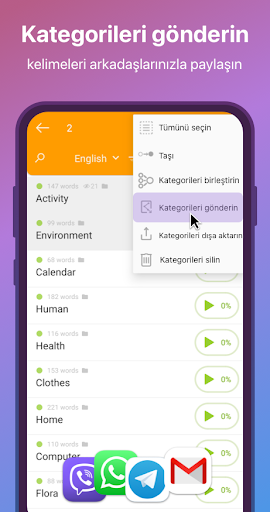 Flashcardlar: Dil öğrenin ekran görüntüsü