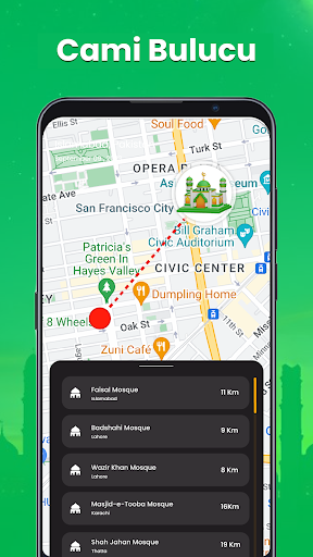 Kıble Bulucu : GPS Pusulası ekran görüntüsü