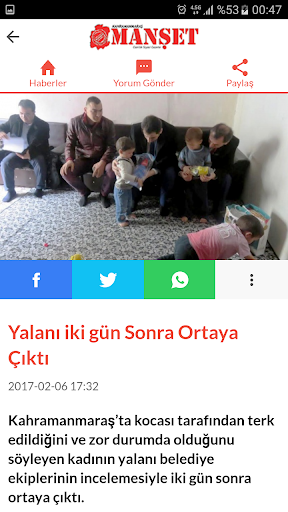 Kahramanmaraş Manşet Gazetesi ekran görüntüsü