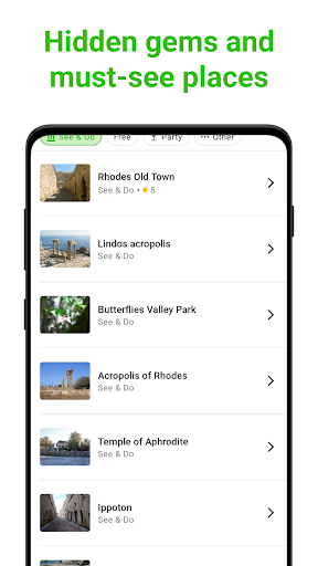 Rhodos Tour Guide:SmartGuide ekran görüntüsü