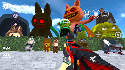 Nextbots In Backrooms: Shooter ekran görüntüsü