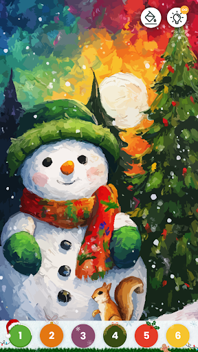 Oil Painting Coloring Book ekran görüntüsü