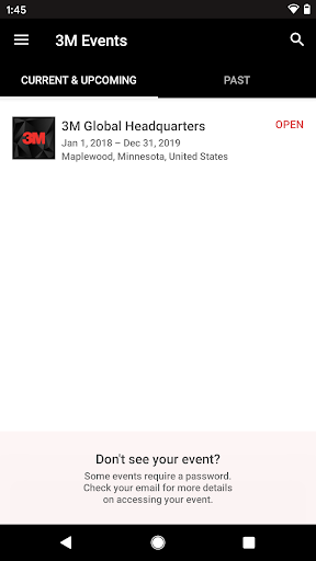 3M Events ekran görüntüsü