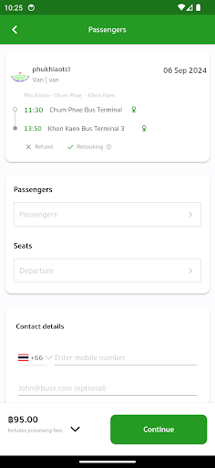 Phukhiao Transport ekran görüntüsü