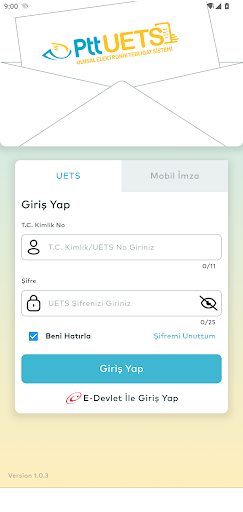 UETS PTT ekran görüntüsü