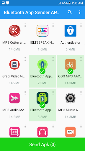 Bluetooth App Sender APK Share ekran görüntüsü