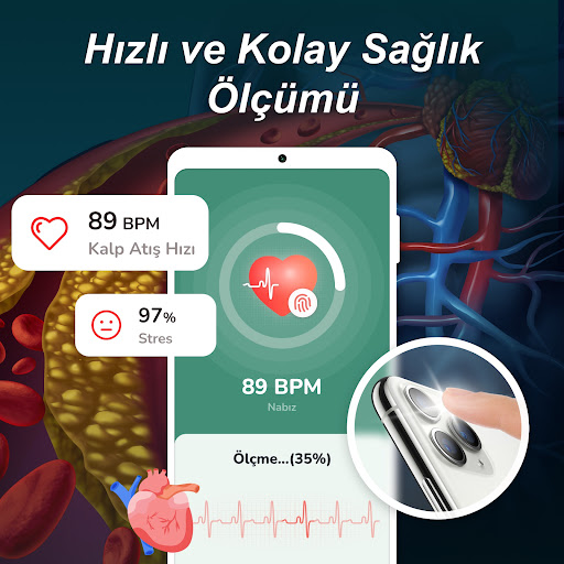 Sağlık Takibi: BP Monitörü ekran görüntüsü