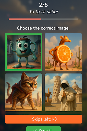italian meme quiz ekran görüntüsü