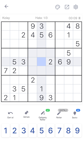 Sudoku Klasik Yapboz Oyunları ekran görüntüsü