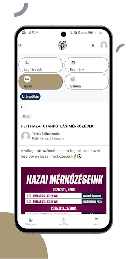 PuskásAkadémia ekran görüntüsü