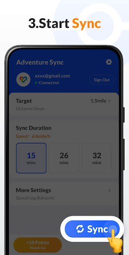 Adventure Sync - Pokewalk ekran görüntüsü