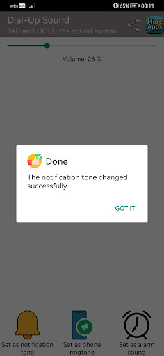 Dial-Up Sound & Ringtone ekran görüntüsü