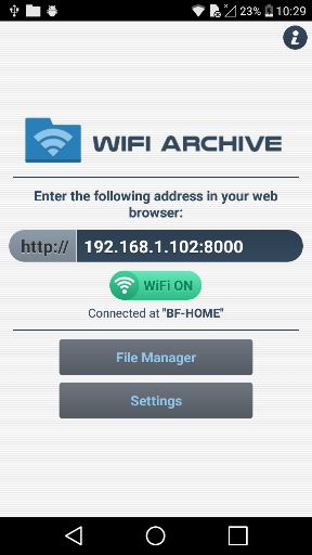 WiFi Archive ekran görüntüsü