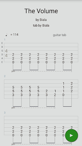 Guitar Tabs X - gitar tabları ekran görüntüsü