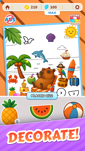 Capybara Puzzle ekran görüntüsü