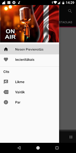 Latvian Radio Stations ekran görüntüsü