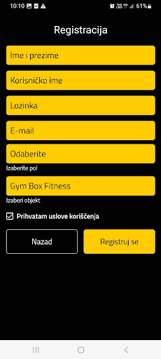 GYM BOX Doboj ekran görüntüsü